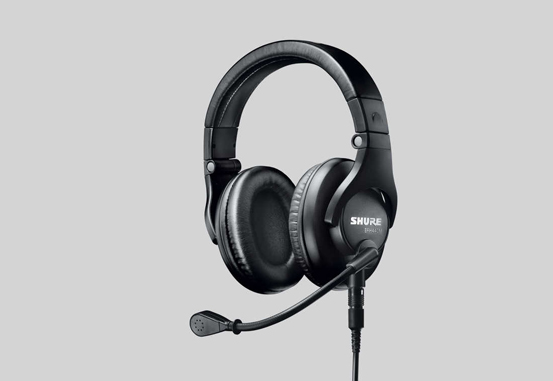 舒爾Shure BRH440M雙護(hù)耳式頭戴耳麥專(zhuān)業(yè)監(jiān)聽(tīng)耳機(jī)（專(zhuān)業(yè)監(jiān)聽(tīng)耳機(jī)話(huà)筒）